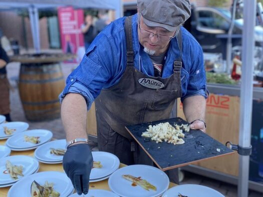 Veranstaltung bei Verband der Köche Deutschland Finefood gegrillt von Feuerplatte und Asado <br />wird präsentiert